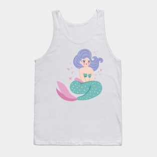 Cute Mermaid Shirt Tank Top